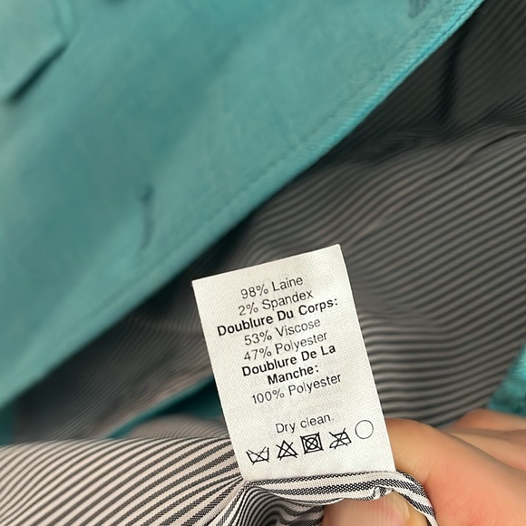 J. Crew Italian Wool Flannel Schoolboy Blazer 00 - Picture 9 of 11